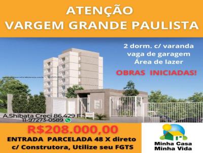 Apartamento para Venda, em Vargem Grande Paulista, bairro Bela Vista, 2 dormitórios, 1 banheiro, 1 vaga