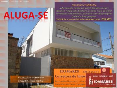 Comercial para Locao, em Porto Feliz, bairro Centro, 4 dormitrios, 3 banheiros, 4 vagas