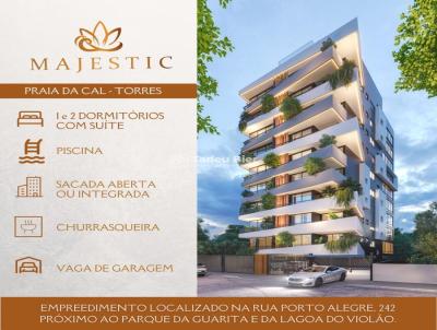 Em Construo para Venda, em Torres, bairro Praia da Cal, 2 dormitrios, 1 banheiro, 2 sutes, 1 vaga