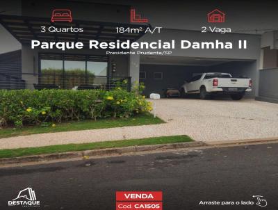 Casa em Condomnio para Venda, em Presidente Prudente, bairro Parque Residencial Damha II, 3 dormitrios, 5 banheiros, 3 sutes, 2 vagas