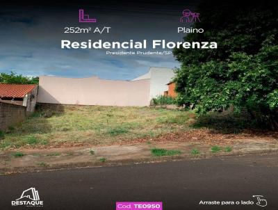 Terreno para Venda, em Presidente Prudente, bairro Residencial Florenza