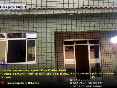 Casa para Locação, em Belford Roxo, bairro Helópolis, 2 dormitórios, 1 banheiro, 1 suíte, 1 vaga
