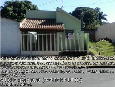 Casa para Locação, em Araguari, bairro MIRANDA