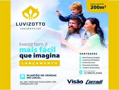 Loteamento para Venda, em Cerquilho, bairro Residencial Luvizotto