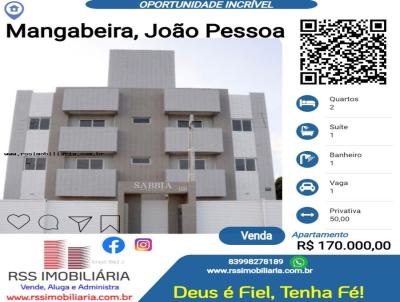 Apartamento para Venda, em Joo Pessoa, bairro Mangabeira, 2 dormitrios, 1 banheiro, 1 sute, 1 vaga