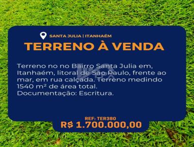 Terreno para Venda, em Itanham, bairro Santa Julia