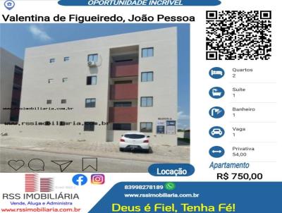 Apartamento para Locao, em Joo Pessoa, bairro Valentina de Figueiredo, 2 dormitrios, 1 banheiro, 1 sute, 1 vaga