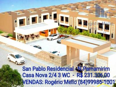 Casa Nova para Venda, em Parnamirim, bairro Parque das rvores, 2 dormitrios, 3 banheiros, 1 sute, 1 vaga