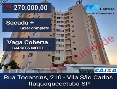 Apartamento para Venda, em Itaquaquecetuba, bairro Vila So Carlos, 2 dormitrios, 1 banheiro, 1 vaga