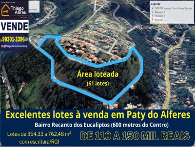 Loteamento para Venda, em Paty do Alferes, bairro Recanto dos Eucaliptos