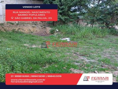 Lote para Venda, em So Gabriel da Palha, bairro POPULARES