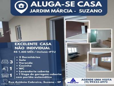 Casa para Locao, em Suzano, bairro Jardim Mrcia, 2 dormitrios, 1 banheiro, 1 vaga