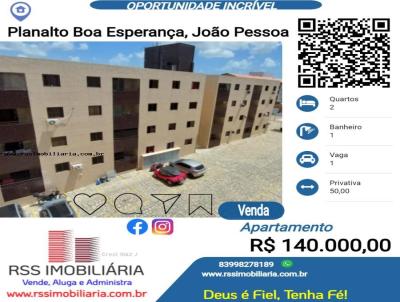 Apartamento para Venda, em Joo Pessoa, bairro Planalto Boa Esperana, 2 dormitrios, 1 banheiro, 1 vaga