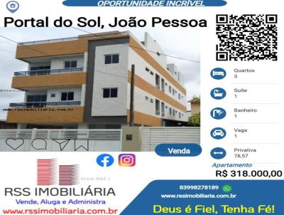Apartamento para Venda, em Joo Pessoa, bairro Portal do Sol, 3 dormitrios, 1 banheiro, 1 sute, 1 vaga