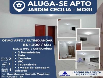 Apartamento para Locao, em Mogi das Cruzes, bairro Jardim Ceclia, 2 dormitrios, 1 banheiro, 1 vaga