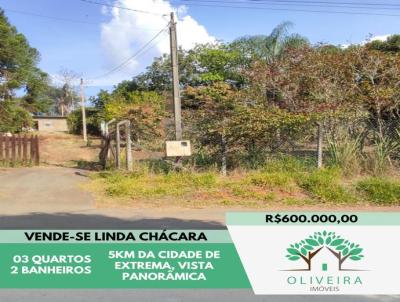 Chcara para Venda, em Extrema, bairro -, 3 dormitrios, 2 banheiros