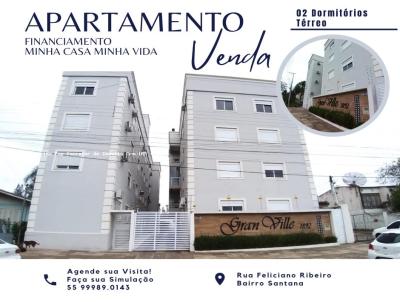 Apartamento para Venda, em Uruguaiana, bairro Santana, 2 dormitrios, 1 banheiro, 1 vaga