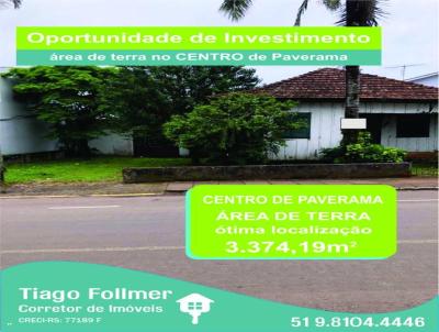Terreno para Venda, em Paverama, bairro Centro