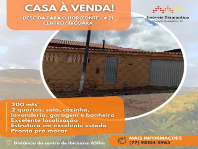 Casa para Venda, em Ibicoara, bairro Descida pro Horizonte, 2 dormitrios, 1 banheiro, 4 vagas