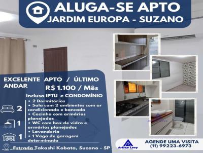 Apartamento para Locao, em Suzano, bairro Jardim Europa, 2 dormitrios, 1 banheiro, 1 vaga