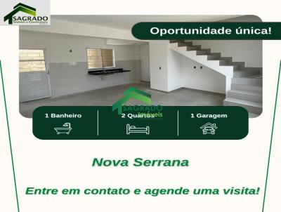 Casa Duplex para Venda, em Sete Lagoas, bairro Nova Serrana, 2 dormitrios, 1 banheiro, 1 vaga
