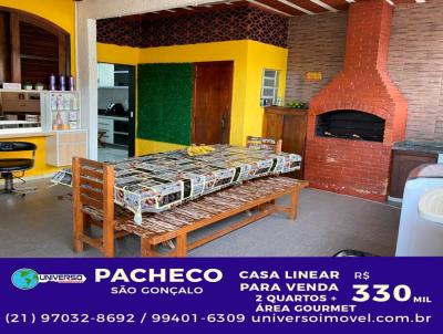 Casa para Venda, em So Gonalo, bairro Pacheco, 2 dormitrios, 2 banheiros, 3 vagas