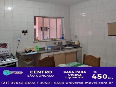 Casa para Venda, em So Gonalo, bairro Centro, 2 dormitrios, 2 banheiros, 1 sute, 2 vagas