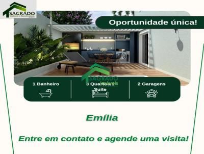 Casa Duplex para Venda, em Sete Lagoas, bairro Emlia, 3 dormitrios, 1 banheiro, 1 sute, 2 vagas