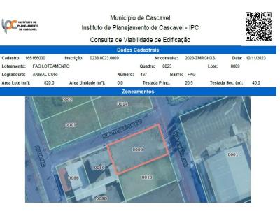 Terreno para Venda, em Cascavel, bairro FAG