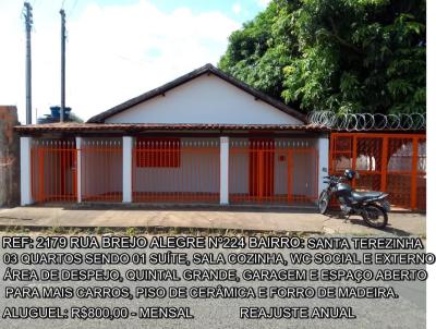 Casa para Locação, em Araguari, bairro SANTA TEREZINHA