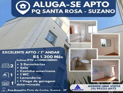 Apartamento para Locao, em Suzano, bairro Parque Santa Rosa, 2 dormitrios, 1 banheiro, 1 vaga