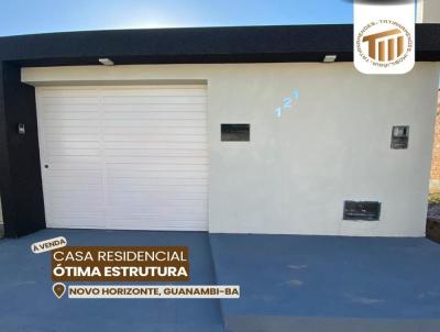 Casa para Venda, em Guanambi, bairro NOVO HORIZONTE, 2 dormitrios, 1 banheiro, 2 vagas