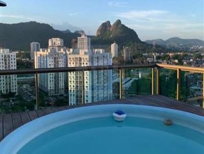 Cobertura para Venda, em Rio de Janeiro, bairro Jacarepagu, 2 dormitrios, 1 banheiro, 1 sute, 2 vagas
