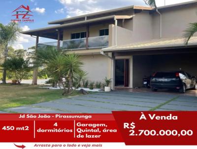Casa para Venda, em Pirassununga, bairro Chacar Mamonal, 4 dormitrios, 3 banheiros, 1 sute, 3 vagas
