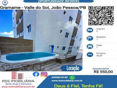 Apartamento para Locao, em Joo Pessoa, bairro Gramame - Vale do Sol, 2 dormitrios, 1 banheiro, 1 vaga