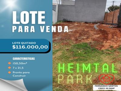 Terreno em Condomínio para Venda, em Londrina, bairro Heimtal