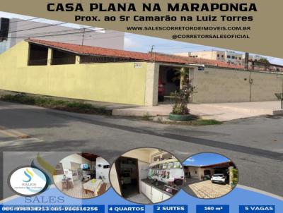 Casa Plana para Venda, em Fortaleza, bairro Maraponga, 4 dormitrios, 3 banheiros, 2 sutes, 2 vagas