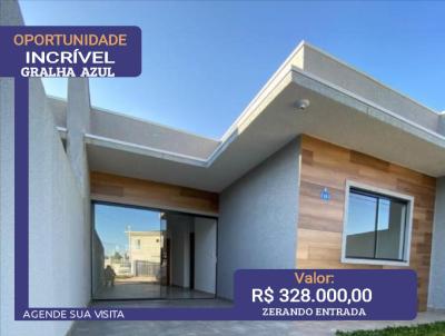 Casa para Venda, em Fazenda Rio Grande, bairro Gralha Azul, 3 dormitrios, 2 banheiros, 1 sute, 2 vagas