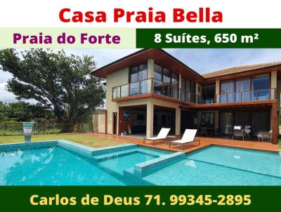 Casa em Condomnio para Venda, em Mata de So Joo, bairro Praia do Forte, 8 dormitrios, 10 banheiros, 8 sutes, 5 vagas