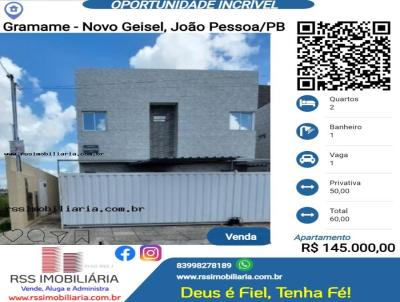 Apartamento para Venda, em Joo Pessoa, bairro Gramame - Novo Geisel, 2 dormitrios, 1 banheiro, 1 vaga