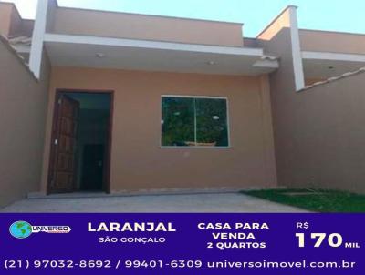 Casa para Venda, em So Gonalo, bairro Laranjal, 2 dormitrios, 1 banheiro, 1 vaga