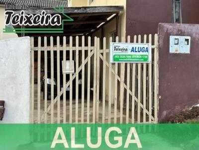Casa para Locação, em Jaguariaíva, bairro Jardim Fluviópolis, 1 dormitório, 1 banheiro, 1 vaga