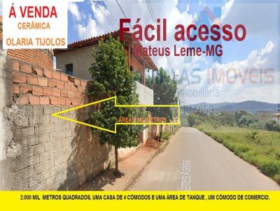 rea Industrial para Venda, em Mateus Leme, bairro Planalto, 2 dormitrios, 2 banheiros