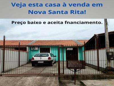 Casa para Venda, em Nova Santa Rita, bairro Pedreira, 2 dormitrios, 1 banheiro, 2 vagas