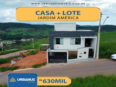 Casa para Venda, em Guanhes, bairro Jardim Amrica, 3 dormitrios, 3 banheiros, 1 sute, 4 vagas