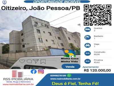 Apartamento para Venda, em Joo Pessoa, bairro Oitizeiro, 2 dormitrios, 1 banheiro, 1 vaga
