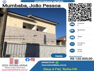 Apartamento para Venda, em Joo Pessoa, bairro Mumbaba, 2 dormitrios, 1 banheiro, 1 vaga