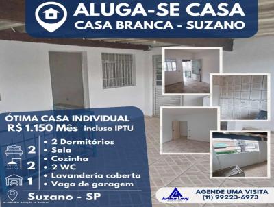 Casa para Locao, em Suzano, bairro Jardim Casa Branca, 1 dormitrio, 2 banheiros, 1 vaga