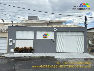 Casa para Venda, em Alagoinhas, bairro Alagoinhas Velha - INOCOOP II, 3 dormitrios, 2 banheiros, 1 sute, 2 vagas