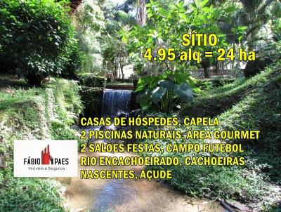Stio para Venda, em Cachoeiras de Macacu, bairro Papucaia, 7 dormitrios, 6 banheiros, 4 sutes